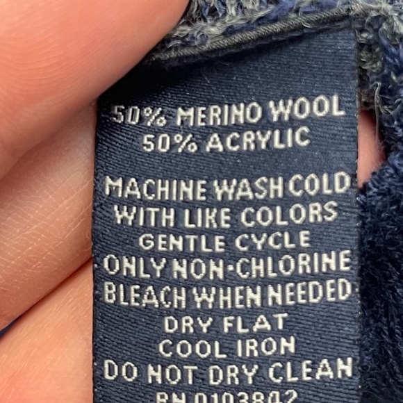 NWT Toscano Men's Quarter zip collar sweater - Picture 5 of 5